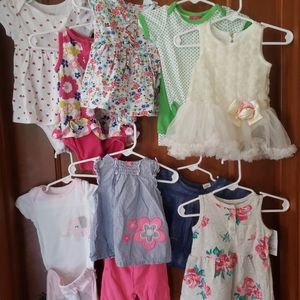 9 month girls clothing bundle / lot